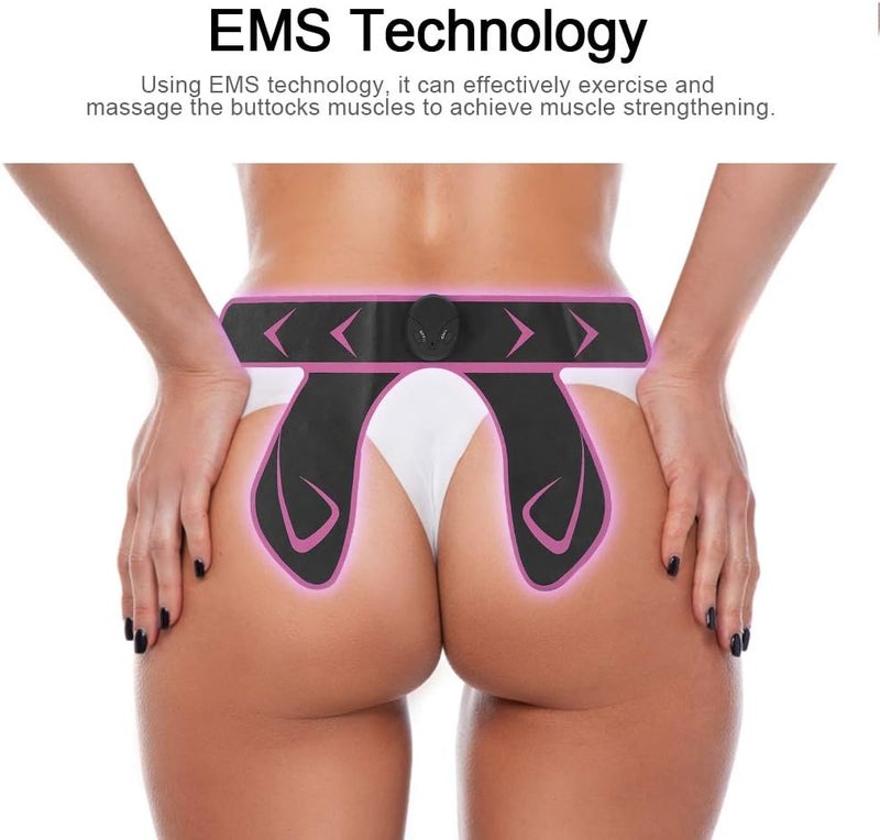 woobles EMS Buttocks Electrostimulator Muscle Electronic Buttock Trainer Glutes Trainer Intelligent for the hip Woman Intelligent Hips Trainer Instructor EMS Electrostimulator Muscle(Purple) - Image 3